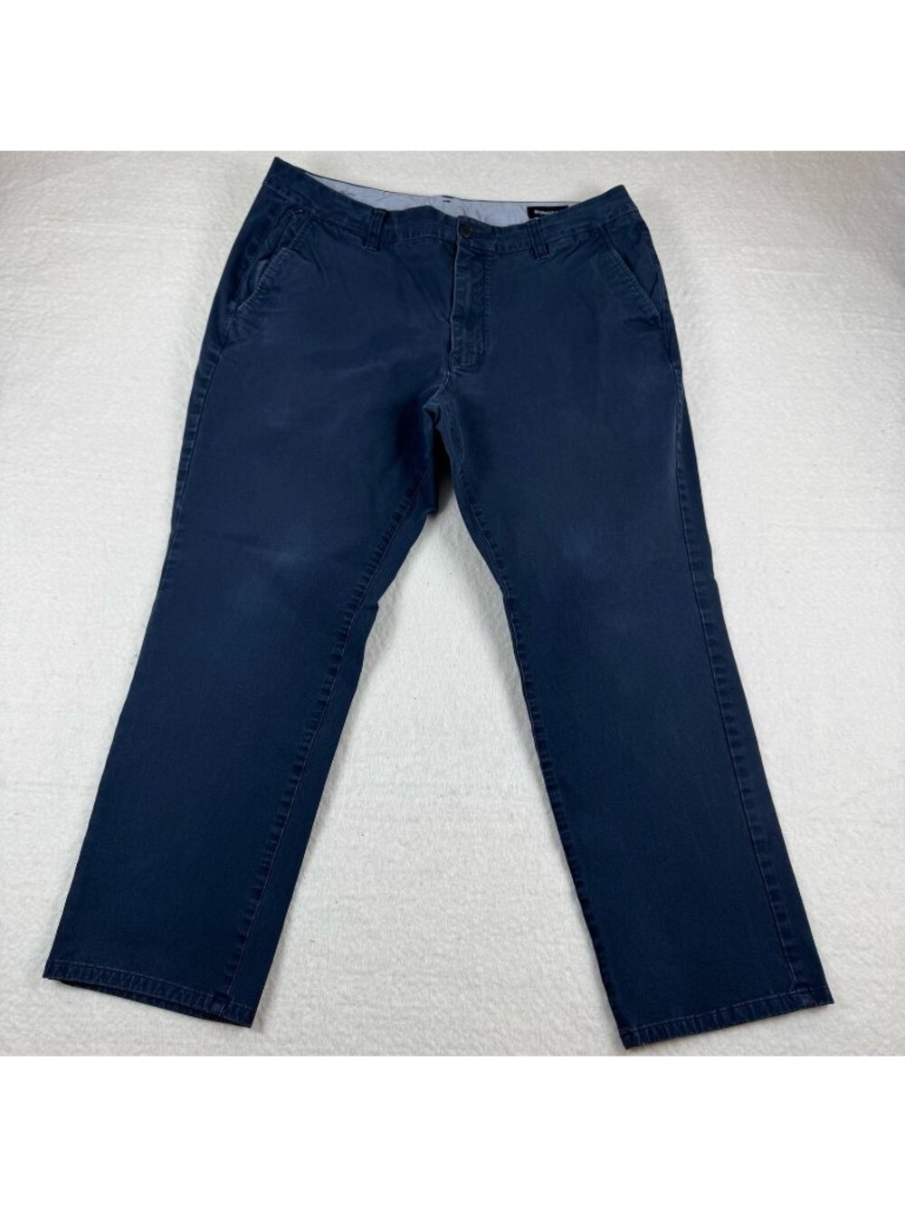 Bonobos Pants Mens Size 36x28 Blue Chino Slim Flat Front Business Casual